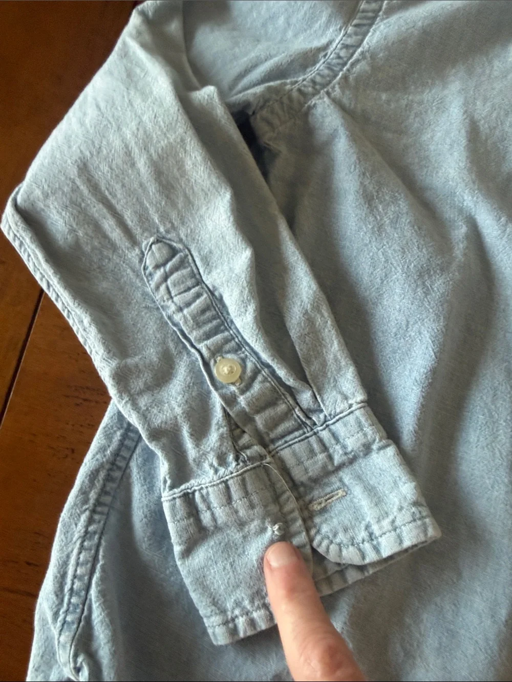 Ralph Lauren Light Blue Long-Sleeve Button-Down Shirt